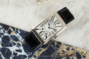 Franck Muller Long Island 18 ct white gold quartz Kal. 032 Ref. 1000 QZ
