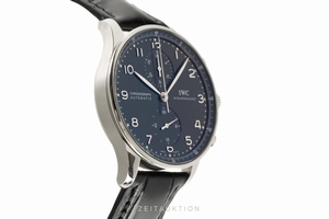 IWC Portugieser chronograph steel automatic Kal. C.79350 Ref. IW371438