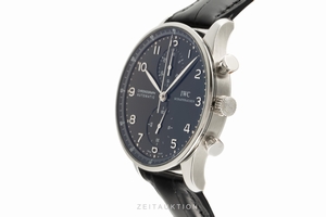 IWC Portugieser chronograph steel automatic Kal. C.79350 Ref. IW371438