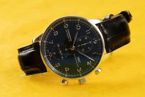 IWC Portugieser chronograph steel automatic Kal. C.79350 Ref. IW371438