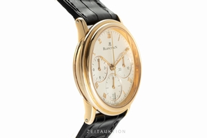 Blancpain Villeret chronograph 18 ct gold automatic Kal. 1185