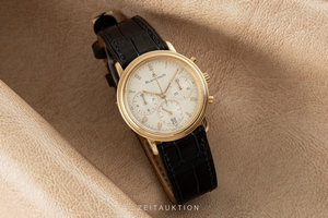 Blancpain Villeret chronograph 18 ct gold automatic Kal. 1185