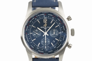 Breitling Transocean chronograph steel automatic Kal. B05 Ref. AB0510