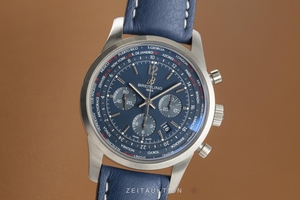 Breitling Transocean chronograph steel automatic Kal. B05 Ref. AB0510