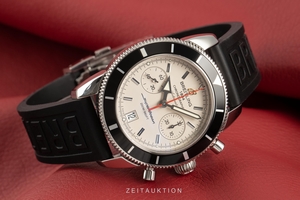 Breitling Superocean chronograph steel automatic Kal. B23 Ref. A23370