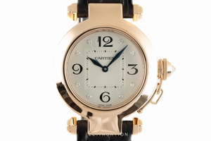 Cartier Pasha 18 ct red gold quartz Kal. 690 Ref. 2812