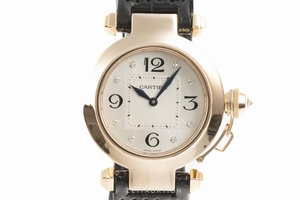 Cartier Pasha 18 ct red gold quartz Kal. 690 Ref. 2812