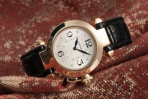 Cartier Pasha 18 ct red gold quartz Kal. 690 Ref. 2812