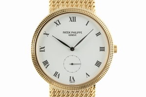 Patek Philippe Calatrava 18 ct gold manual winding Kal. 215 Ref. 3919/5