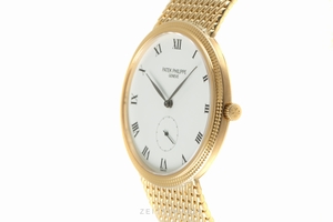 Patek Philippe Calatrava 18 ct gold manual winding Kal. 215 Ref. 3919/5