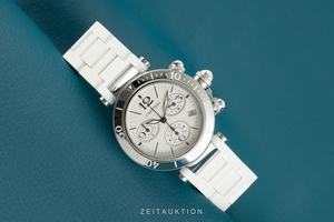 Cartier Pasha chronograph steel quartz Kal. 7101 Ref. 3129