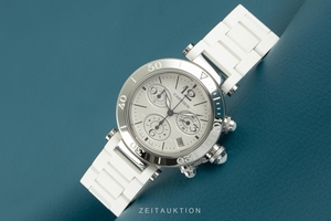 Cartier Pasha chronograph steel quartz Kal. 7101 Ref. 3129
