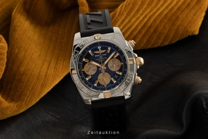 Breitling Chronomat chronograph steel / gold automatic Kal. B01 Ref. IB0110