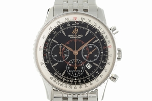 Breitling Montbrillant chronograph steel automatic Kal. B41 Ref. A41370