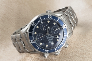 Omega Seamaster chronograph titanium automatic Kal. 1154 Ref. 2298.80.00