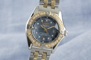 Breitling Callistino steel / gold quartz Kal. B72 Ref. D72345