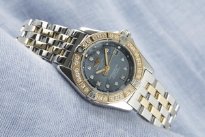 Breitling Callistino steel / gold quartz Kal. B72 Ref. D72345