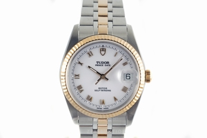 Tudor Prince Date steel / gold automatic Ref. 74033