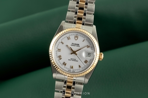 Tudor Prince Date steel / gold automatic Ref. 74033