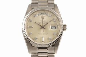 Rolex Day-Date 18 ct white gold automatic Kal. 3155 Ref. 18239