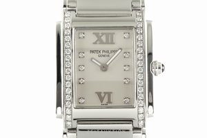 Patek Philippe Twenty 4  steel quartz Kal. E15 Ref. 4910/10