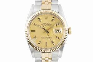 Rolex Datejust steel / gold automatic Kal. 3035 Ref. 16013