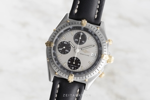 Breitling Chronomat chronograph gilt steel automatic Kal. B81 Ref. A81950
