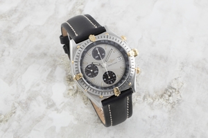 Breitling Chronomat chronograph gilt steel automatic Kal. B81 Ref. A81950