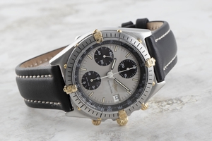 Breitling Chronomat chronograph gilt steel automatic Kal. B81 Ref. A81950
