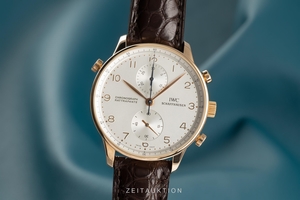 IWC Portugieser chronograph 18 ct gold manual winding Kal. C.76240 Ref. IW3712
