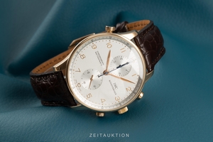 IWC Portugieser chronograph 18 ct gold manual winding Kal. C.76240 Ref. IW3712