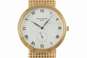 Patek Philippe Calatrava 18 ct gold manual winding Kal. 215 Ref. 3919/5