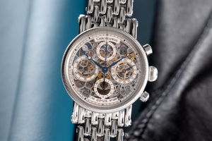 Chronoswiss Opus chronograph steel automatic Kal. C.741S Ref. CH7523 S