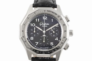 Glashutte Original Sport chronograph steel automatic Kal. GUB 39 Ref. 10-66-07-10-04