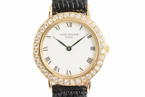 Patek Philippe Calatrava 18 ct gold quartz Kal. E15 Ref. 4820