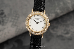 Patek Philippe Calatrava 18 ct gold quartz Kal. E15 Ref. 4820