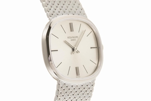 Patek Philippe Ellipse 18 ct white gold manual winding Kal. 23-300PM Ref. 3545/1