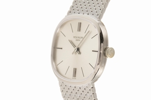 Patek Philippe Ellipse 18 ct white gold manual winding Kal. 23-300PM Ref. 3545/1