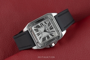 Cartier Santos 100 steel automatic Kal. 076 Ref. 2878