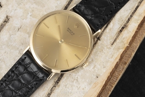 Rolex Cellini 18 ct gold manual winding Kal. 1600 Ref. 3602 VINTAGE