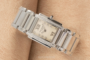 Patek Philippe Twenty 4  steel quartz Kal. E15 Ref. 4910/010A-011