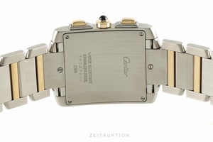 Cartier Tank Francaise chronograph steel / gold quartz Kal. 212P Ref. 2303