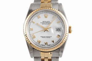 Rolex Datejust steel / gold automatic Kal. 3135 Ref. 16233