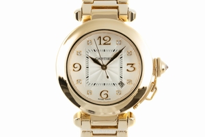 Cartier Pasha 18 ct gold automatic Kal. 500MC Ref. WJ1110H9, 2519