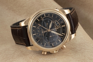 Omega De Ville chronograph 18 ct red gold automatic Kal. 3603 Ref. 422.53.44.52.13.001