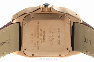 Cartier Santos 100 18 ct gold automatic Kal. 076 Ref. 2879