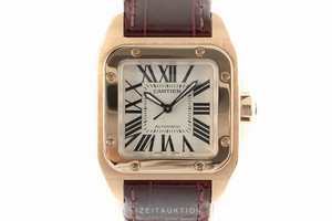 Cartier Santos 100 18 ct gold automatic Kal. 076 Ref. 2879