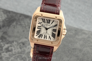 Cartier Santos 100 18 ct gold automatic Kal. 076 Ref. 2879