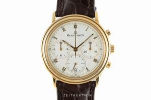 Blancpain Villeret chronograph 18 ct gold automatic Kal. 1185