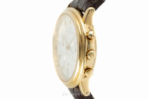 Blancpain Villeret chronograph 18 ct gold automatic Kal. 1185